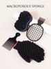 4PCS African Style Curly Hair Comb Sponge Set, Suitable for Hairdressers and Personal Curly Hair Sponge Brushes, Curly Hair Set