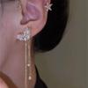Клипсы Клипсы Серьги Длинная Цепочка Серьги с Кисточками Изысканные Серьги-Каффы Вечеринка