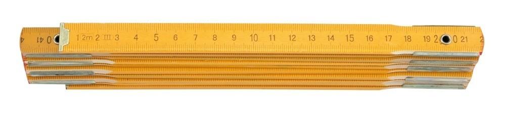 Wooden folding rule 1m /with fittings/ 15010 VOREL