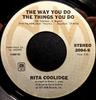 7inch Record RITA COOLIDGE - The Way You Do The Things You Do 2004S A&M Records 1977 US Rock Used