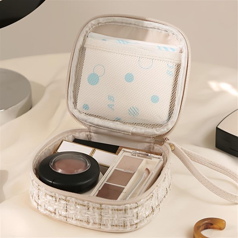 Сумка для макияжа, маленькая сумка для ароматной помады, легкая роскошная сумка для хранения косметики, портативная дорожная сумка для хранения