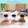 Plush Ultrasoft Short Dog Keychain Bag Charm Stuffed Animal Room Decor Kids For