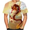 Dragon Animal 3D Print T Shirt Spring Summer Tee Women Men Clothing Plus Size O Neck Short Sleeve Loose Tops Breathable Couples Shirts