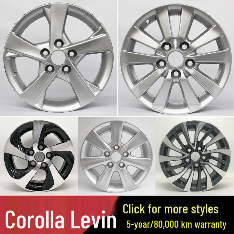 Стальной диск 15" для Toyota Corolla с шиной 16", Совместим с алюминиевым диском Levin с двойным двигателем