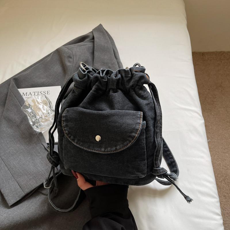 Женская сумка через плечо из денима большой емкости, сумка для путешественников на плечо