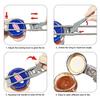 Adjustable Stainless Steel Non-Slip Multi-Functional Jar & Bottle Opener Ergonomic Heavy Duty Kitchen Tool