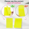(12 Pack) Lined Sticky Notes 4x6 Inch, 12 Bright Colors - Sticky Note with Lines, Strong Adhesive & No Residue - Large Sticky Notes Thick Paper, for