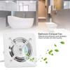 4 Inch 25W Exhaust Fan Low Noise Wall Mounted Exhaust Fan Home Bathroom Kitchen Garage Vent Ventilation