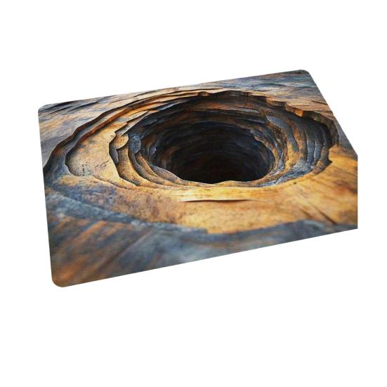 3D Ковер с дырой на полу, Оптическая иллюзия, Напольный коврик, Реалистичная бездонная яма, Придверный коврик, Нескользящий коврик для ванной