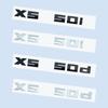 Хромированный черный 3D 2,6 см M X5M50i X5M50d цифры ABS эмблема для BMW X5 серии E70 G05 логотип багажника автомобиля