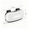 Jeep Car Visor Glasses Box Auto Sunglasses Storage Case For Jeep Grand Cherokee Wrangler JK Gladiator Compass Renegade Patriot ALO1
