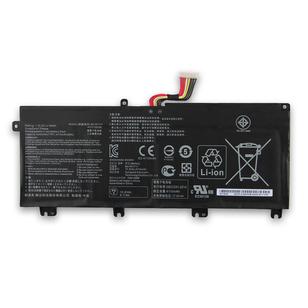 НОВАЯ сменная батарея B41N1711 для ASUS GL503GE GL703GE GL503 GL503VD GL703VM FX705DT FX705DU FX705GD FX705GE FX765GM
