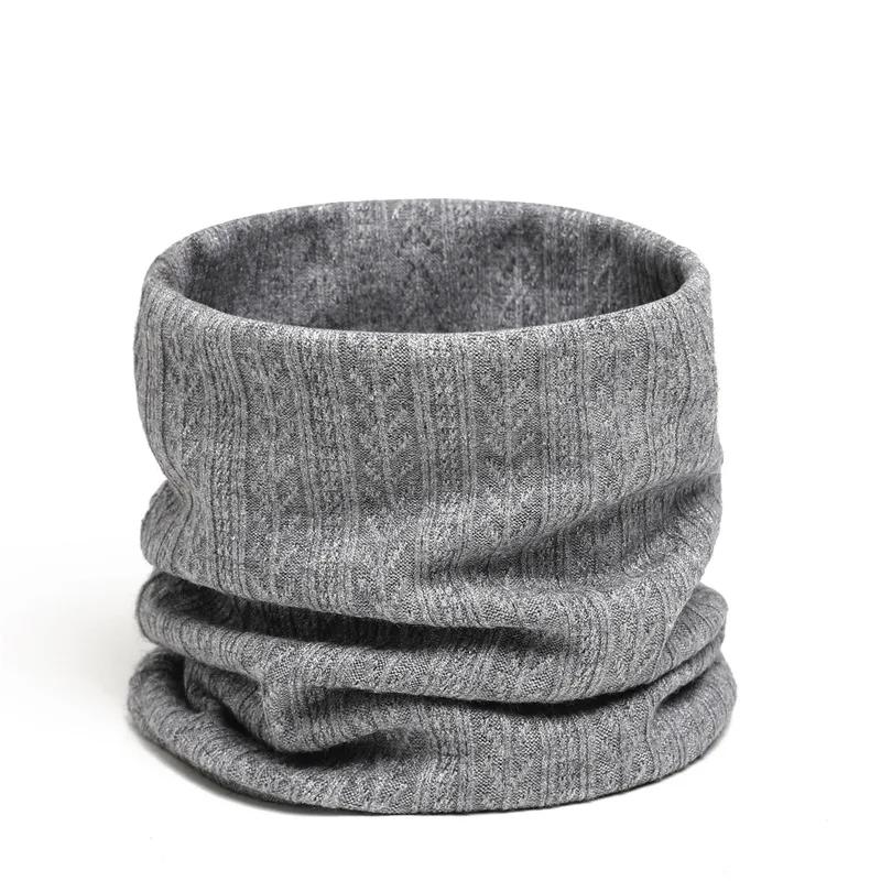 New Women Men Soft Knitted Neck Ring Neckerchief Winter Warm Face Mask Scarves Unisex Snood Muffler Fashion Fake Collar Bufandas