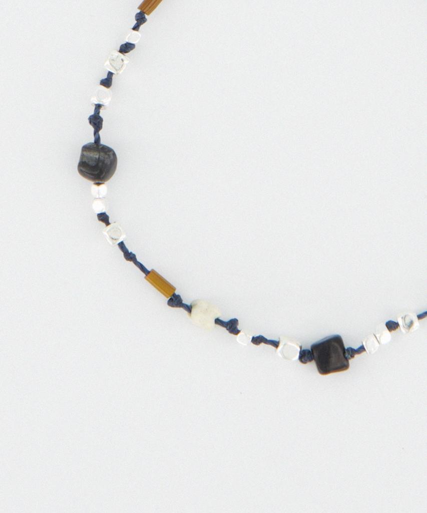 Камень Douhab – Плетеное Браслет / Серебро