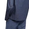 LOUIS VUITTON Lv Blason Embellished Denim Pajama Shirt 1AGJMC