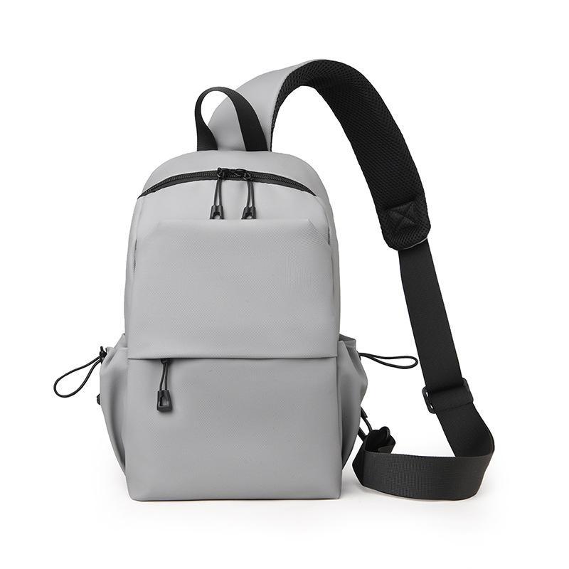 Сплошная цветная нагрудная сумка, мужская сумка через плечо, водоотталкивающая сумка через плечо