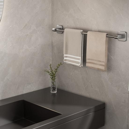 Вешалка для полотенец Настенный монтаж, сверление не требуется. Простая установка. Прочный органайзер для банных полотенец.