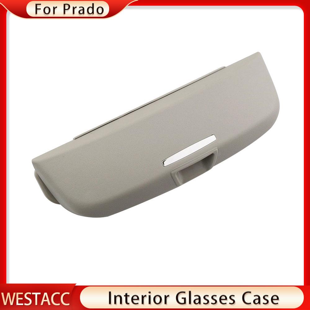 Автомобильные солнцезащитные очки, коробка для хранения солнцезащитных очков, чехол для очков, держатель для Toyota Land Cruiser Prado 2700 4000, зажим для очков