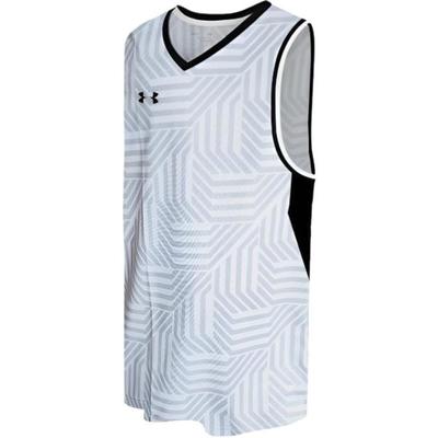 Under Armour Баскетбольная майка мужская белая 23500102-100