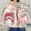 Nylon Doll Display Storage Bag Large Capacity Transparent Backpack Cotton Doll Ita Bag Student