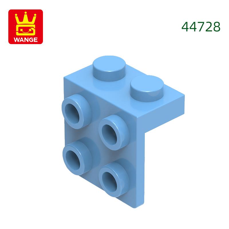 Нетоксичный 128 шт./лот 44728 Блок-кронштейн Moc 2+4 Прямоугольные детали Двусторонний Совместимый с кубиками DIY Детские игрушки Подарочная коробка