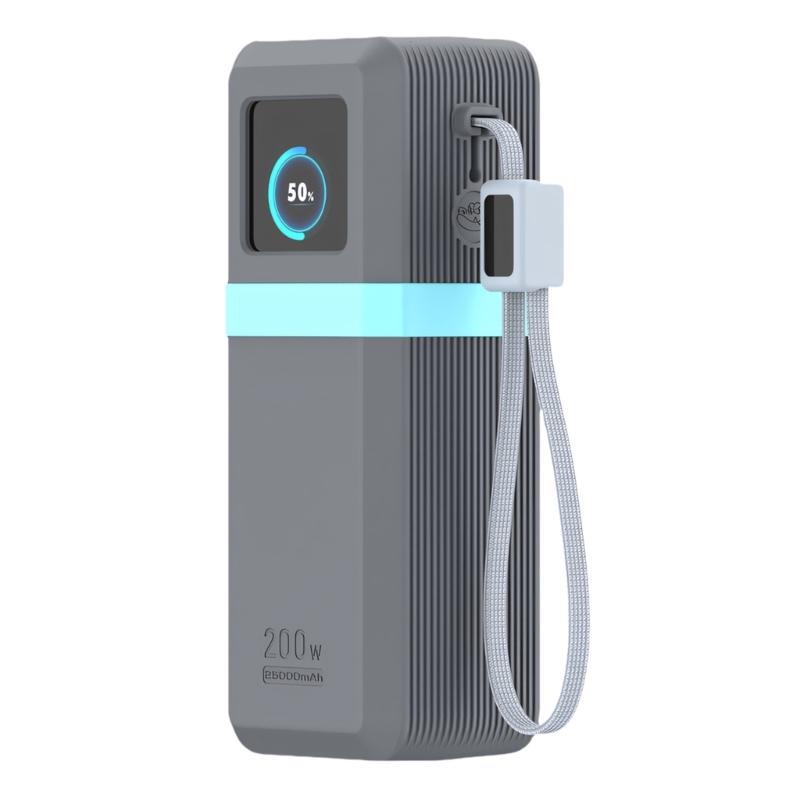 Силиконовый чехол для Power Bank PB728 200 Вт 25000 мАч, портативных зарядных устройств, защитный чехол, дорожная сумка для переноски, сумка для хранения
