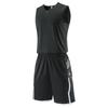 Solid Color Sleeveless Basketball Uniform Set: Vest Style Sports Running Suit