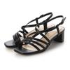 Sandals RRKK44091R Black Cm [Liz Raffine] Women's 23.0