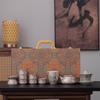 Ru kiln Dunhuang Baoxiang one-pot six-cup tea set set for customers, business gifts for employees, and as souvenirs