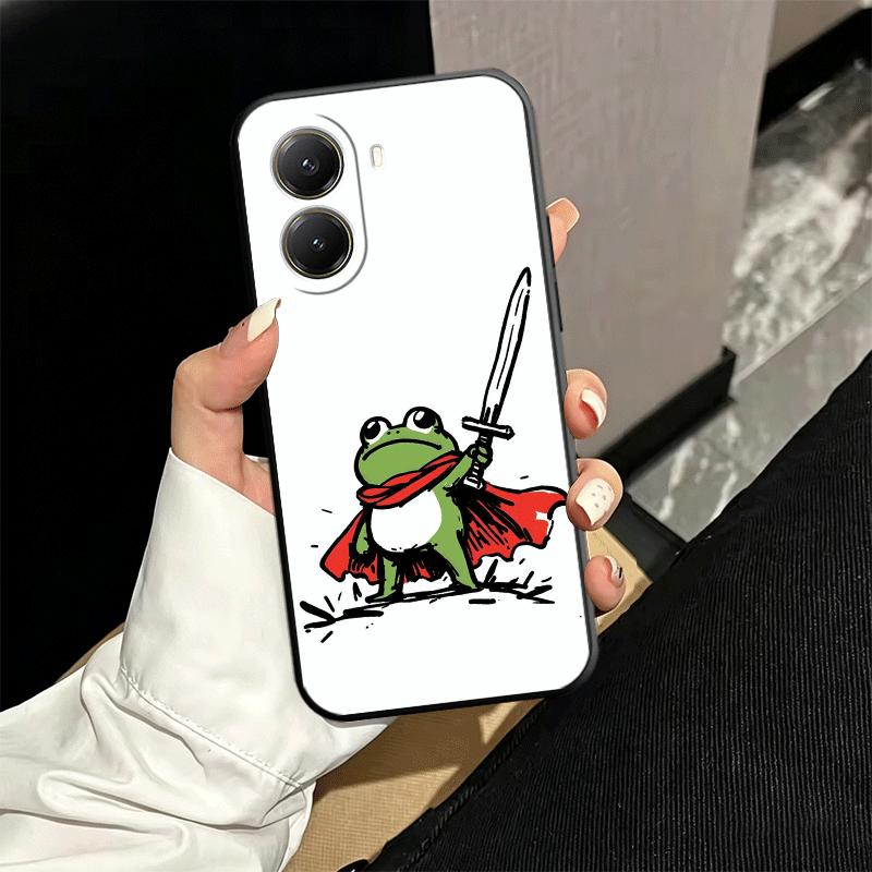 Cute Cartoon Frog Soft Phone Case for Xiaomi Poco X5 X6 X7 X8 Pro Max X3 F7 F8 Ultra M8 M7 M6 M5 Redmi 15 15C 14C 13C 12C X4 F6