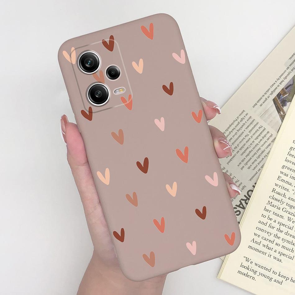 Чехол для телефона Xiaomi Redmi Note 12 Pro+ Plus 5G, Сердечко, Девушка, Силиконовый, Матовый, Ударопрочный Чехол-Бампер для Redmi 12Pro + Funda