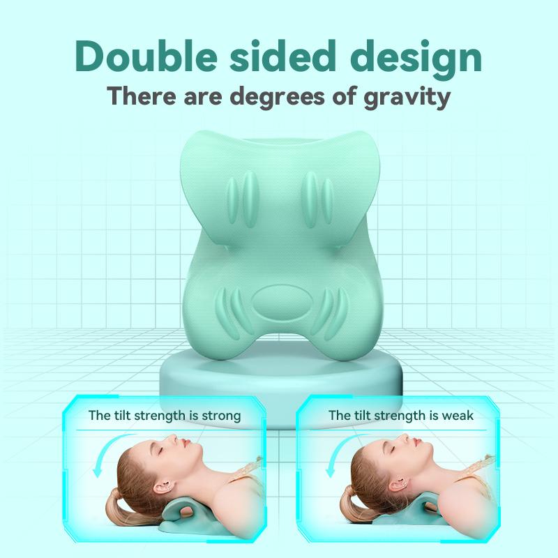 Растяжитель шеи, расслабитель плеч, шейный отдел хиропрактики, растягивающее устройство, релаксация для боли, коррекция позвоночника, массажная подушка