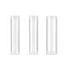 10Pcs Coin Tubes Quarter Rolls Wrappers Plastic Coin Holders Clear Coin Storage Containers