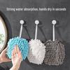 Утолщенное chenille впитывающее безворсовое подвесное полотенце для рук для кухни и ванной.