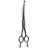 7 Inch Pet Scissors Professional Pet Dog Grooming Tools Round Head Safe Using Curved Scissors Pet Cutting Shear