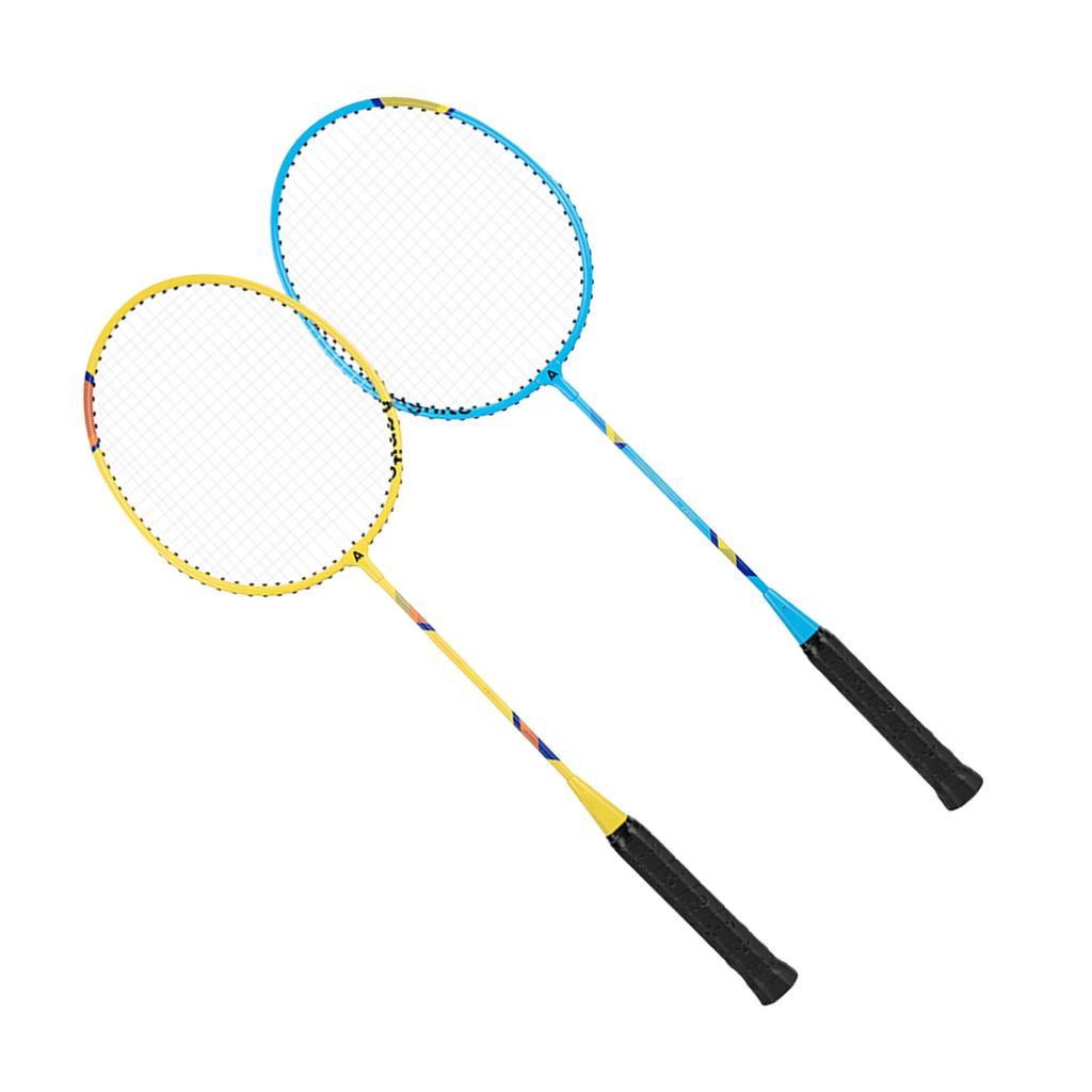 1 пара профессиональных ракеток для бадминтона, воланы, ракетки, спортивный набор для детей, игроков, для спорта в помещении и на открытом воздухе, просты в использовании