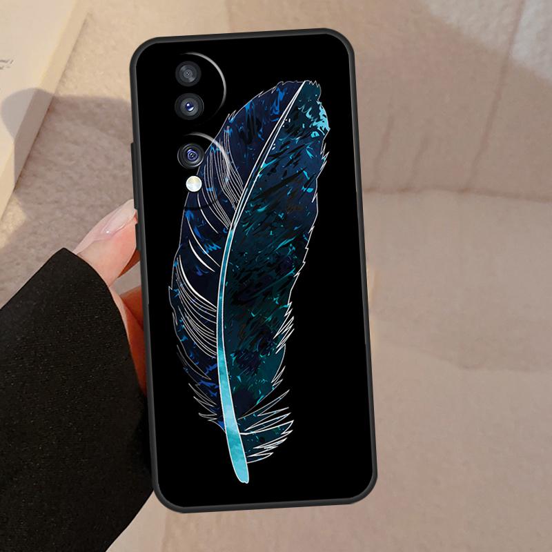 Чехол-перо для Honor Magic 7 Lite 6 5 V5 Чехол для Honor 400 200 Pro 90 70 50 X8a X8b X9a X9b X9c Обложка