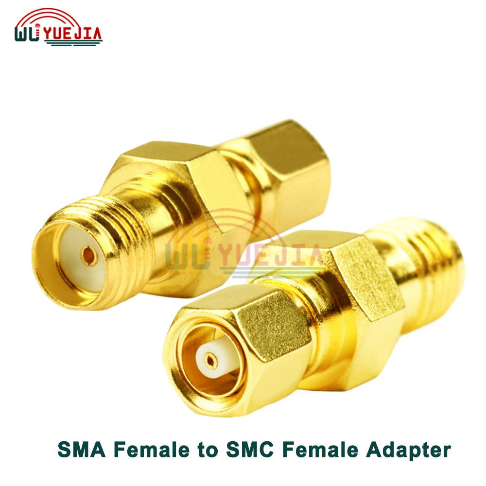 2 шт./лот RF-адаптер SMA на SMB/SMC/MCX/MMCX Штекер или Гнездо Прямой 50 Ом RF Коаксиальный Разъем Позолоченная Латунь