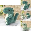Charming Green Dinosaur Plush Keychain Adorable Dino Stuffed Toy For Bags