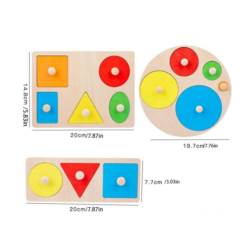 Ability Geometric Shape Board Hand Grabbing Board 3D Puzzle Activity Board 3D Geometric Board