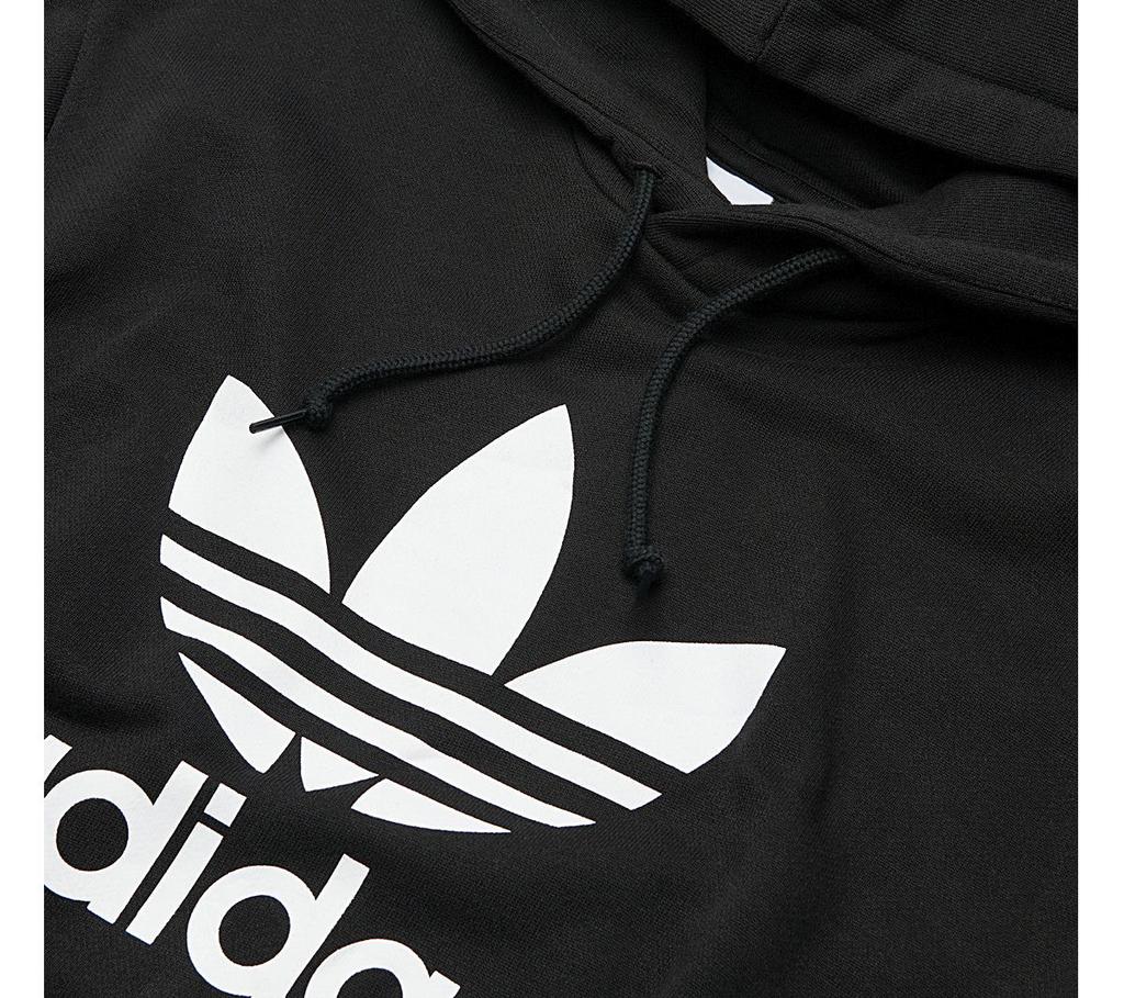 Adidas Adicolor Classics Trefoil Hoodie - Мужская толстовка с капюшоном, пуловер, черная толстовка H06667 ОРИГИНАЛ