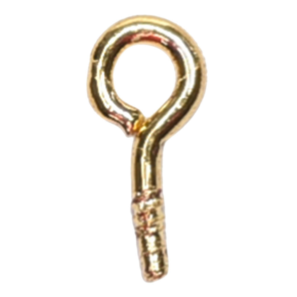 100 шт. маленькие крошечные мини-булавки для глаз, крючки для глаз, люверсы с резьбой, 8x3,5 мм