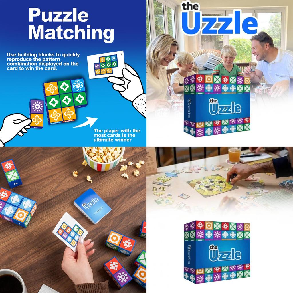 Exciting Uzzle Spatial Logic Thinking Board Game For Family Interactive Playtime