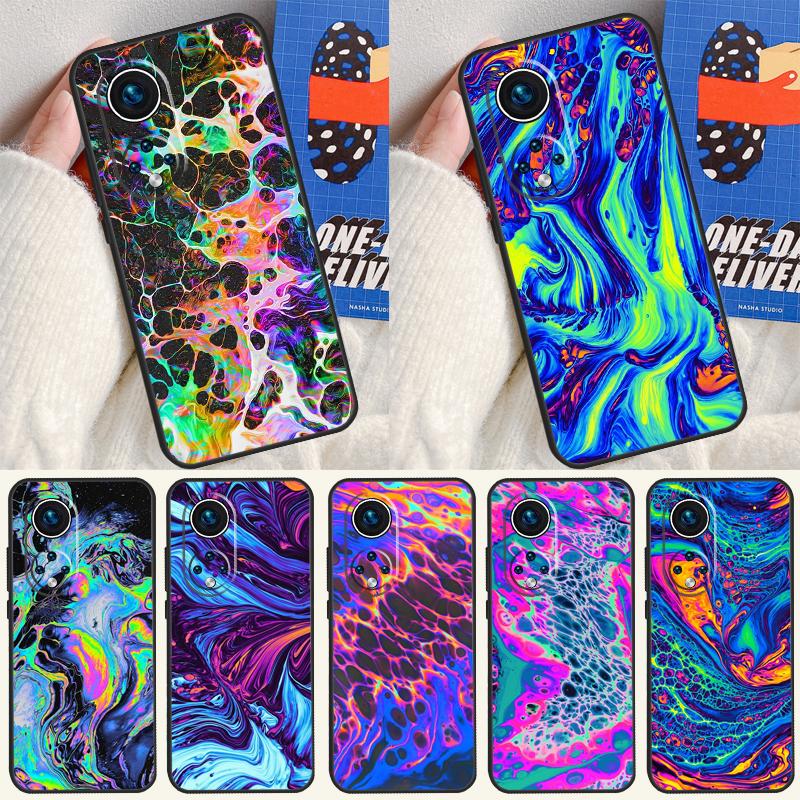 Психоделический триповый абстрактный арт Чехол Для Honor 200 Pro 50 70 90 X9a X8a X8 X9 X8b X9c X9b Honor Magic 7 Pro 5 6 Lite Чехол