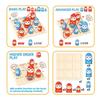 Interactive Tic Tac Toe Board Game 2 Players XO Chess Board Toys  Children/Kids