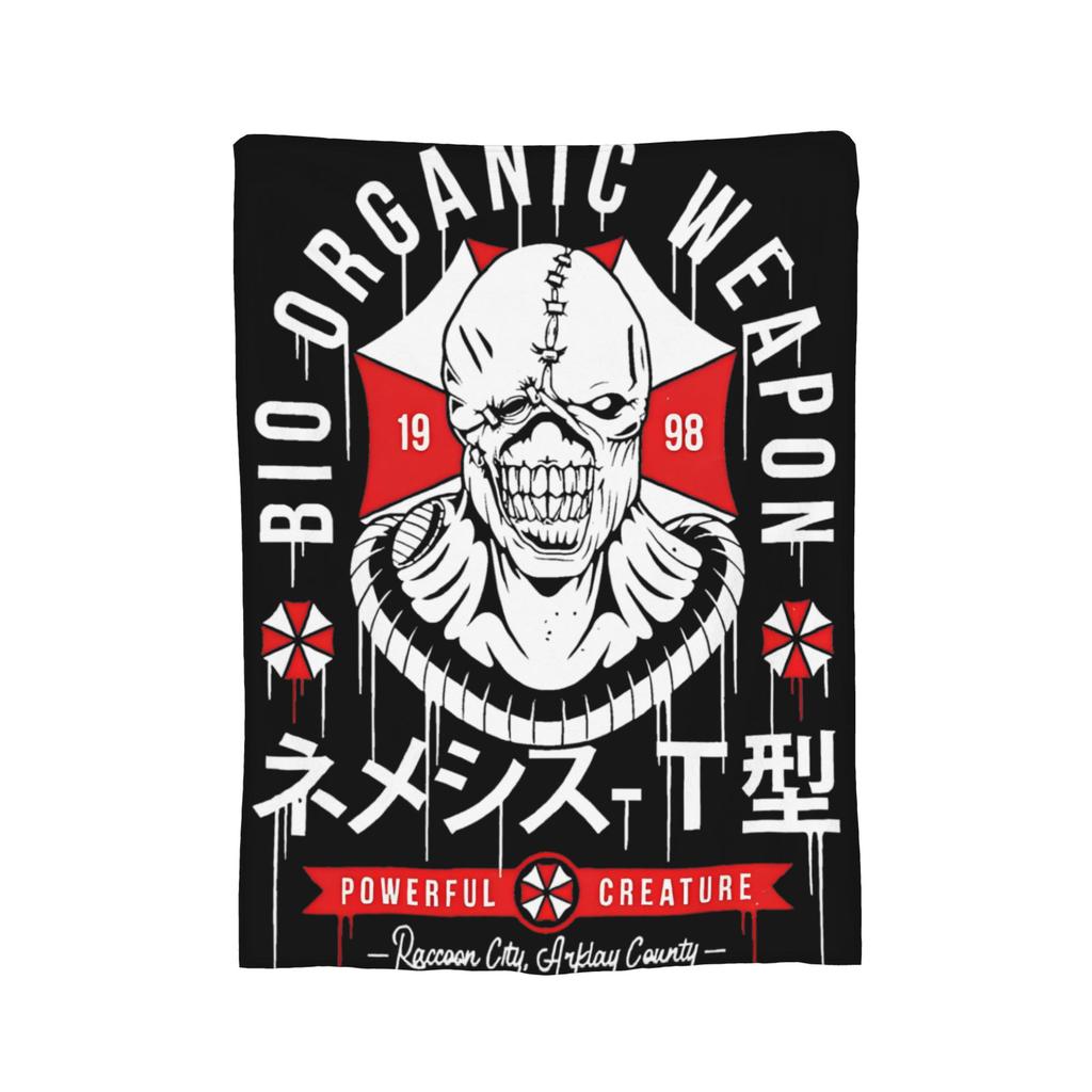 Злобные жители Остерегайтесь Крысиного одеяла Фланелевый принт Леон Кеннеди Ультрамягкое покрывало для постели Наружные покрывала