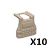 Военная Фигурка MOC Детали Строительных Блоков Жилет Снаряжение Советский Американский Солдат Шлем Кепка Набор Мини Кирпичный Конструктор Подарок K48