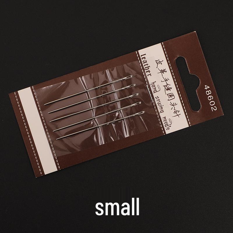 Набор из 5 французских кожаных игл для ручного шитья для DIY-изделий ручной работы из кожи