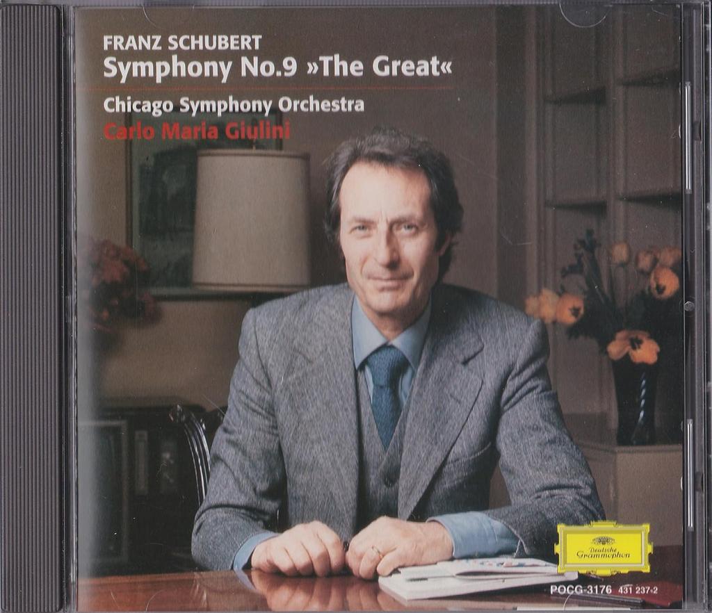 CD CHICAGO SYMPHONY ORCHESTRA, SCHUBER - Great*Symphony No. 9 In C Major  POCG3176 Japan ObiClassical Used