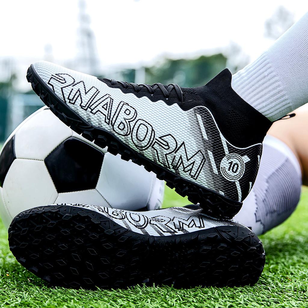 Мужские футбольные бутсы Сверхлегкие футбольные бутсы большого размера. Кроссовки для мальчиков. Нескользящие футбольные бутсы AG/TF. Ботильоны унисекс.